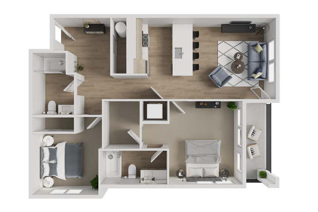 2x2 A 4219 floor plan